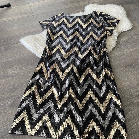 Vintage Sequin Shift Dress - Picture 2 of 6